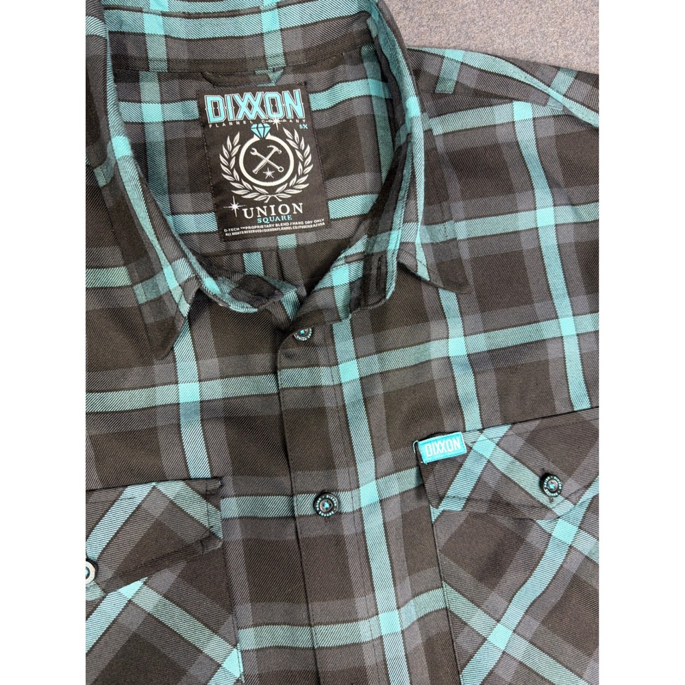 DIXXON FLANNEL‎ COMPANY UNION SQUARE Mens 5X Plaid Button Down Long Sleeve Shirt